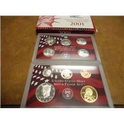 2001 US SILVER PROOF SET (WITH BOX)