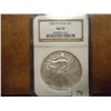 Image 1 : 2008-W AMERICAN SILVER EAGLE NGC MS70