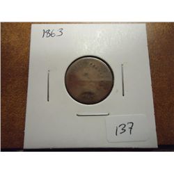 1863 INDIAN HEAD CENT