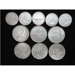 $2 FACE VALUE CANADIAN SILVER COINAGE