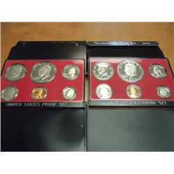 1973 & 1974 US PROOF SETS (WITH BOXES)