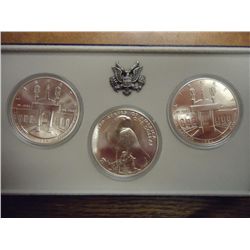 1984 P/D/S US UNC OLYMPIC SILVER DOLLARS