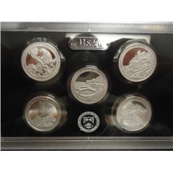 2012 US AMERICA THE BEAUTIFUL QUARTERS SILVER PF