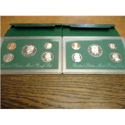 1997 & 1998 US PROOF SETS (WITH BOXES)
