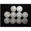 Image 1 : 10 ASSORTED BARBER DIMES