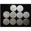 Image 2 : 10 ASSORTED BARBER DIMES