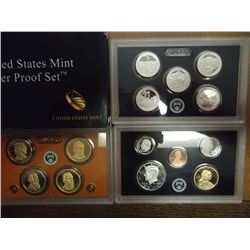 2011 US SILVER PROOF SET (WITH BOX) 14 PIECES
