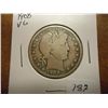 Image 1 : 1908 BARBER HALF DOLLAR (VERY GOOD)