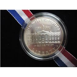 1992-D WHITE HOUSE UNC SILVER DOLLAR