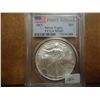 Image 1 : 2005 AMERICAN SILVER EAGLE PCGS MS69 1ST STRIKE