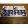 Image 1 : 2001 & 2004 US 50 STATE QUARTERS PROOF SETS