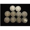 Image 1 : 10 ASSORTED BARBER DIMES