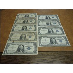 9-1957-B $1 SILVER CERTIFICATES