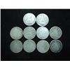 Image 1 : 10 ASSORTED 1890'S SEATED LIBERTY DIMES