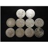 Image 2 : 10 ASSORTED 1890'S SEATED LIBERTY DIMES