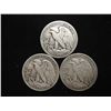 Image 2 : 1943-S,44 & 47-D WALKING LIBERTY HALF DOLLARS