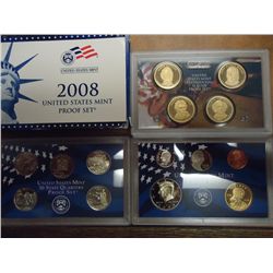 2008 US PROOF SET (WITH BOX) 14 PIECES