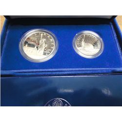 1986 SAN FRANCISCO PROOF 2 COIN SET