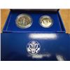 Image 2 : 1986 SAN FRANCISCO PROOF 2 COIN SET