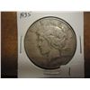 Image 1 : 1935 PEACE SILVER DOLLAR