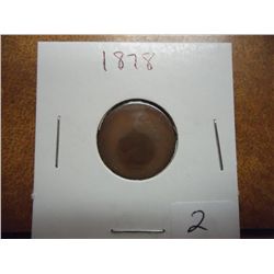 1878 INDIAN HEAD CENT SEMI KEY