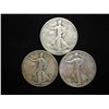 Image 1 : 1934-D,35-S & 39 WALKING LIBERTY HALF DOLLARS