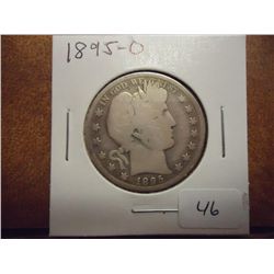 1895-O BARBER HALF DOLLAR