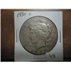 Image 1 : 1935-S PEACE SILVER DOLLAR