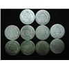 Image 2 : 10 ASSORTED 1880'S SEATED LIBERTY DIMES