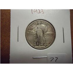 1923 STANDING LIBERTY QUARTER (FINE)