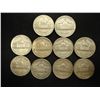 Image 2 : 10 ASSORTED 35% SILVER JEFFERSON WAR NICKELS