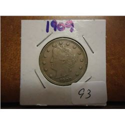 1909 LIBERTY "V" NICKEL (EXTRA FINE)