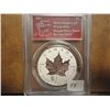 Image 1 : 2012 CANADA SILVER $5 MAPLE LEAF DRAGON PRIVY MARK