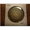 Image 1 : 1923 GREAT BRITAIN SILVER HALF CROWN