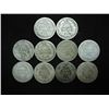 Image 2 : 10 ASSORTED 1890'S SEATED LIBERTY DIMES