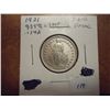 Image 1 : 1921 SWISS SILVER FRANC .1342 OZ. ASW