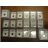Image 2 : 30-ASSORTED ROOSEVELT DIMES IN INB SLABS SEE DESC.