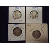 Image 1 : 1916-S,24-D,30 & 42-S MERCURY DIMES