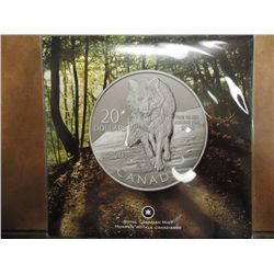 2013 CANADA SILVER $20 WOLF