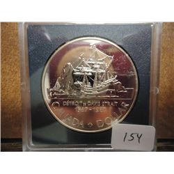 1987 CANADA DAVIS STRAIT SILVER DOLLAR PF