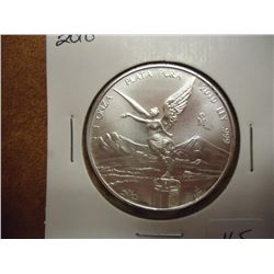 2010 MEXICAN SILVER LIBERTAD 1 OZ. (UNC)