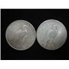 Image 2 : 1922 & 1922-D PEACE SILVER DOLLARS