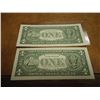 Image 2 : 2-2003-A $1 FRN'S LOW CONSECUTIVE SERIAL 'S (UNC)
