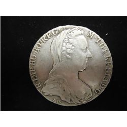 1780 AUSTRIA MARIA THERESIA THALER (SILVER)