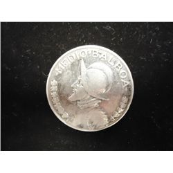 1930 PANAMA SILVER 1/2 BALBOA .3617 OZ. ASW