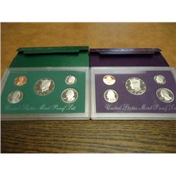 1992 & 1997 US PROOF SETS (WITH BOXES)