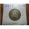 Image 1 : 1881-F GERMAN SILVER MARK .1606 OZ. ASW