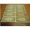 Image 2 : 10 ASSORTED 1935 $1 SILVER CERTIFICATES