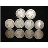 Image 1 : 10 ASSORTED BARBER DIMES