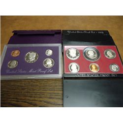 1979 & 1991 US PROOF SETS (WITH BOXES)